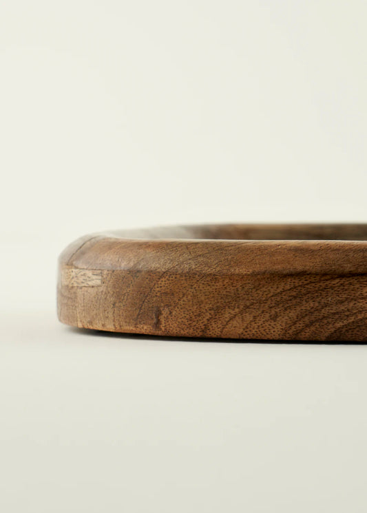 Bade Mango Ağacı Ahşap Ayna Naturel (19,5x2,5x22 cm) - 2