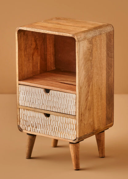 Hera Mango Ağacı Komodin Naturel (30x25x56 cm) - 3