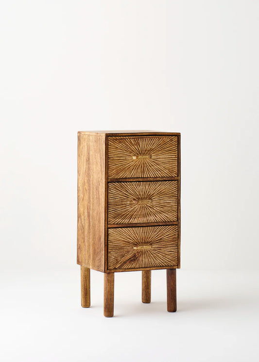 Ceres Mango Ağacı Komodin Naturel (65x26x30 cm)
