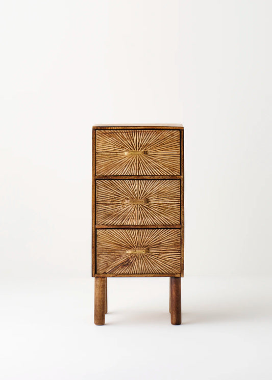 Ceres Mango Ağacı Komodin Naturel (65x26x30 cm) - 2
