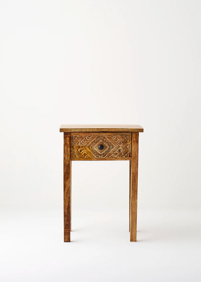 Vesta Mango Ağacı Komodin Naturel (45x36x61 cm)