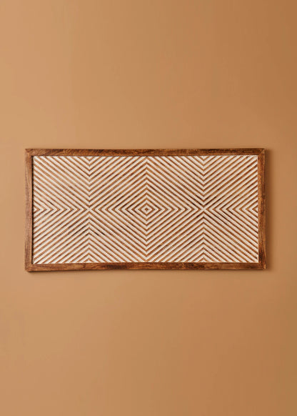 Agra Mango Ağacı Yatak Başlığı Naturel (160x3x80 cm)