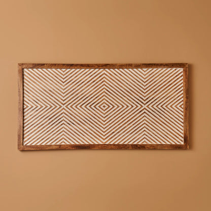 Agra Mango Ağacı Yatak Başlığı Naturel (160x3x80 cm)
