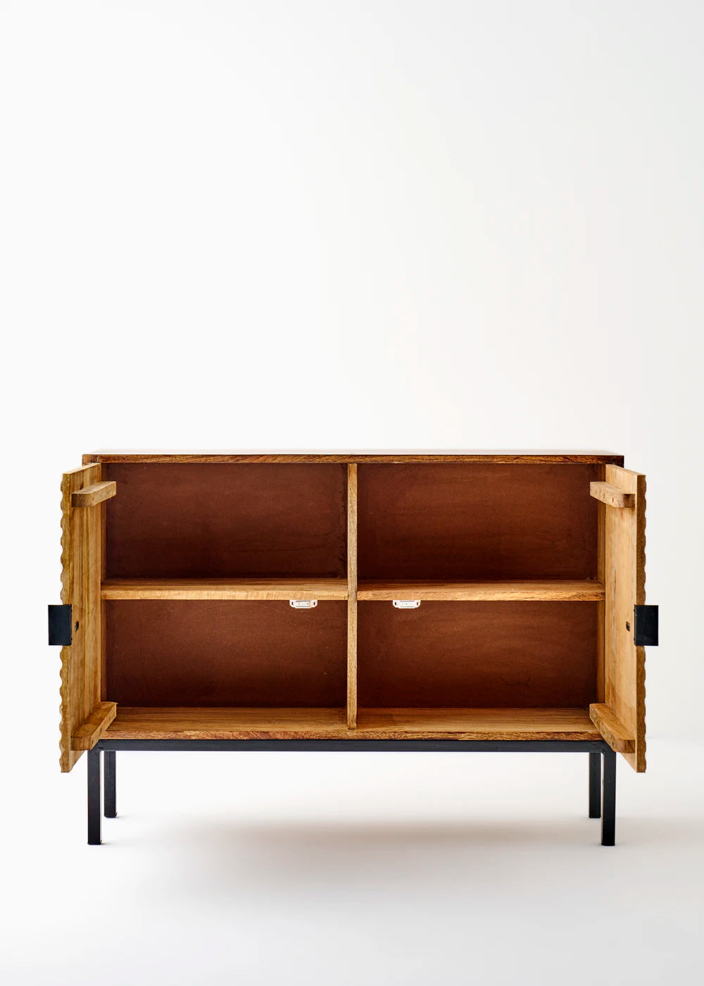 Vina Mango Ağacı Çok Amaçlı Dolap Naturel (102x34x74 cm) - 7