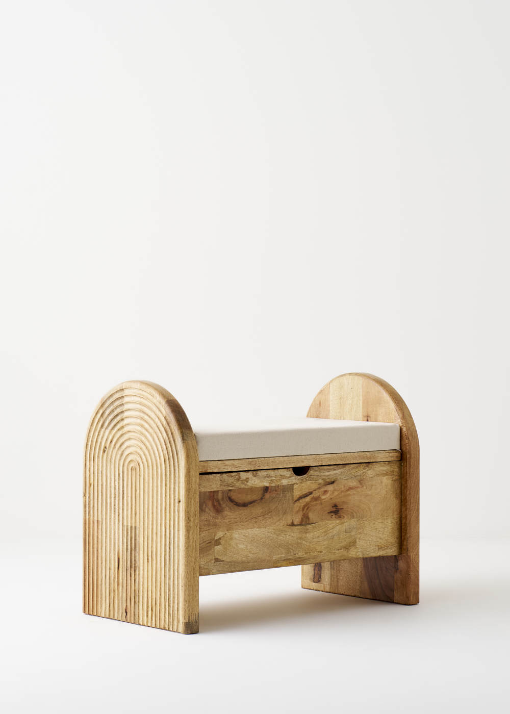 Olivia Mango Ağacı Bench Naturel (64x35x50 cm) - 2