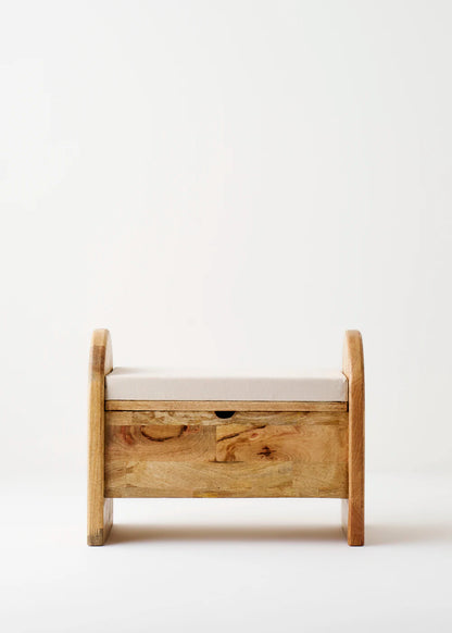 Olivia Mango Ağacı Bench Naturel (64x35x50 cm) - 3