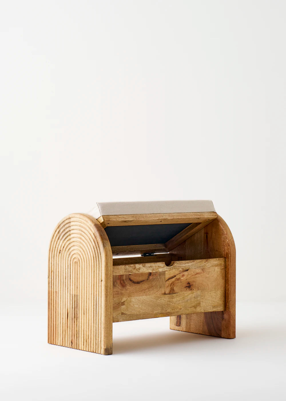 Olivia Mango Ağacı Bench Naturel (64x35x50 cm) - 6