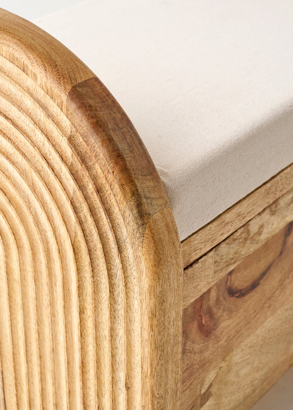 Olivia Mango Ağacı Bench Naturel (64x35x50 cm) - 9
