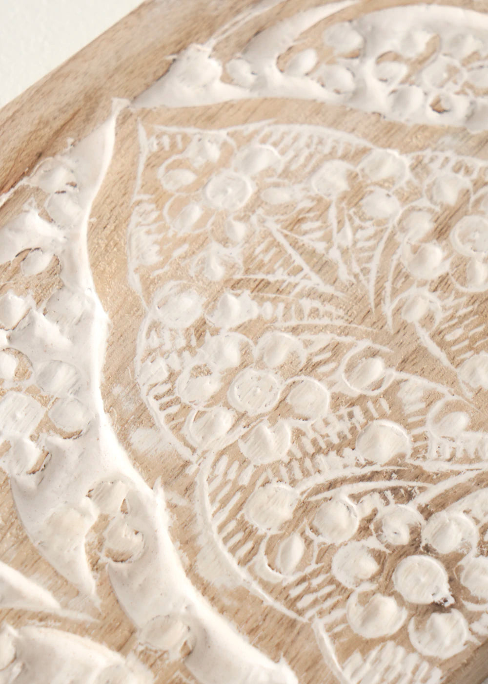 Nala Dekoratif Askı Naturel-Beyaz (38x5x18 cm) - 3