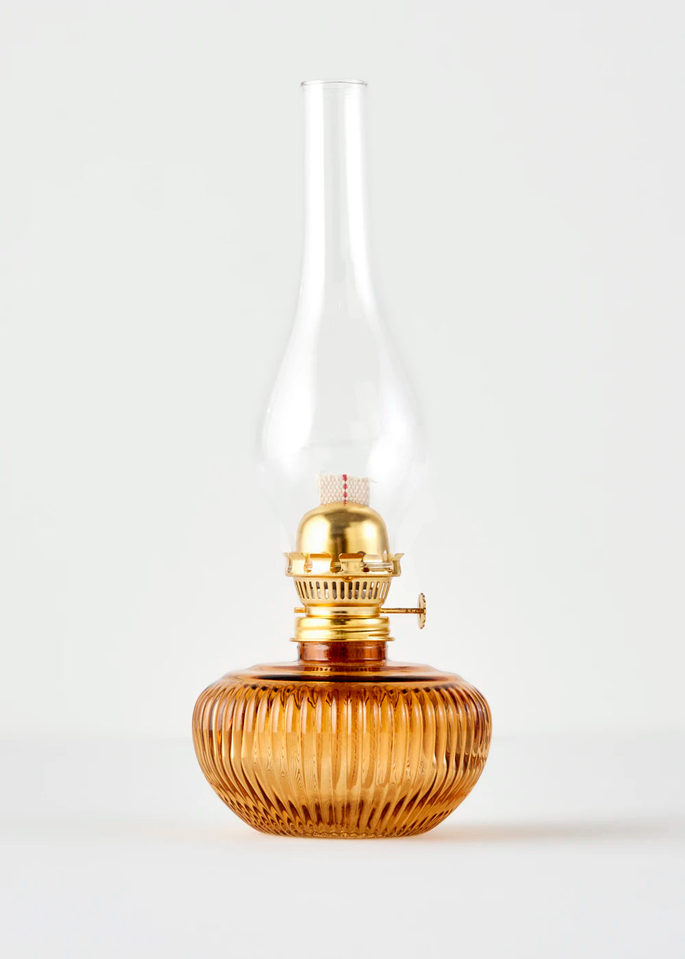 Vintage Cam Gaz Lambası Amber (13x33 cm)