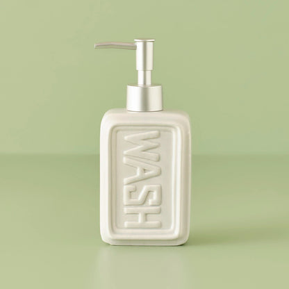 Wash Sıvı Sabunluk Krem (8x5x18 cm)