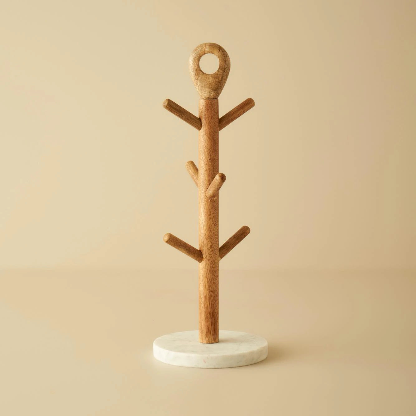 Vince Bardak Askılığı Naturel (14x14x38 cm) - 2