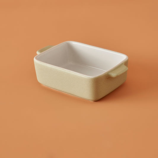 Ardin Porselen Fırın Kabı Yeşil (15x10x5 cm)