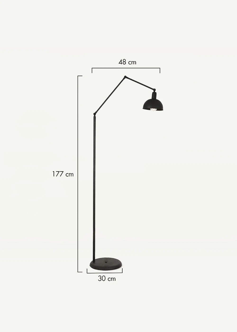 Juno Lambader Siyah (30x177 cm) - 2