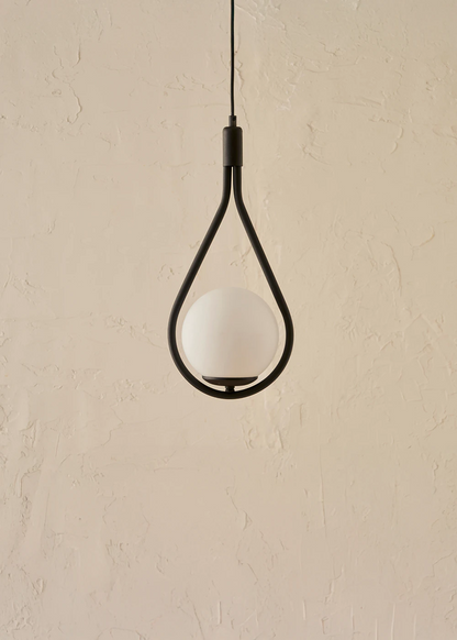 Opium Sarkıt Avize Siyah (20x101 cm)