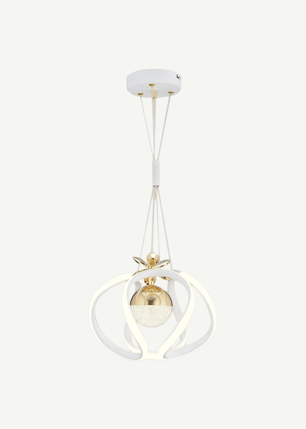 Nimbus Sarkıt Avize Beyaz-Gold (23x85 cm) - 2