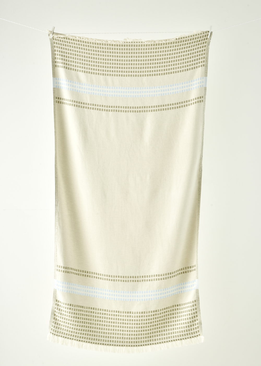 %100 Pamuk Dot Çantalı Peştamal (90x160 cm)