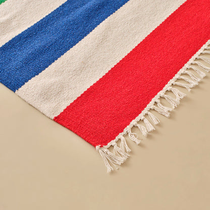%100 Pamuk Manchester Kilim (120x180 cm) - 80x150 cm - ÇOK RENKLİ - 2