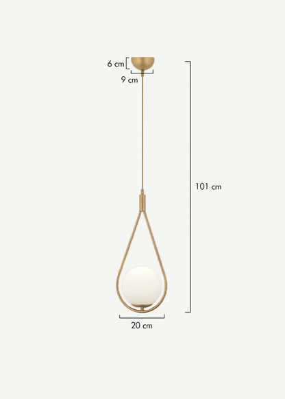 Opium Sarkıt Avize Gold (20x101 cm) - 4