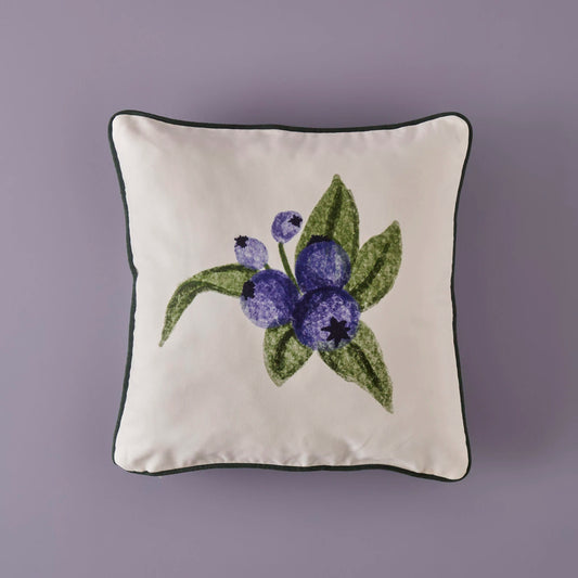 Blueberry Biyeli Kırlent Kılıfı Mor (45x45 cm)