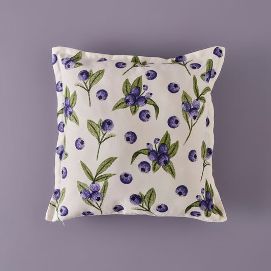 Blueberry Volanlı Kırlent Kılıfı Mor (45x45 cm)