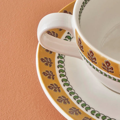 Indian Porselen 2'li Çay Fincanı Seti (270 cc)