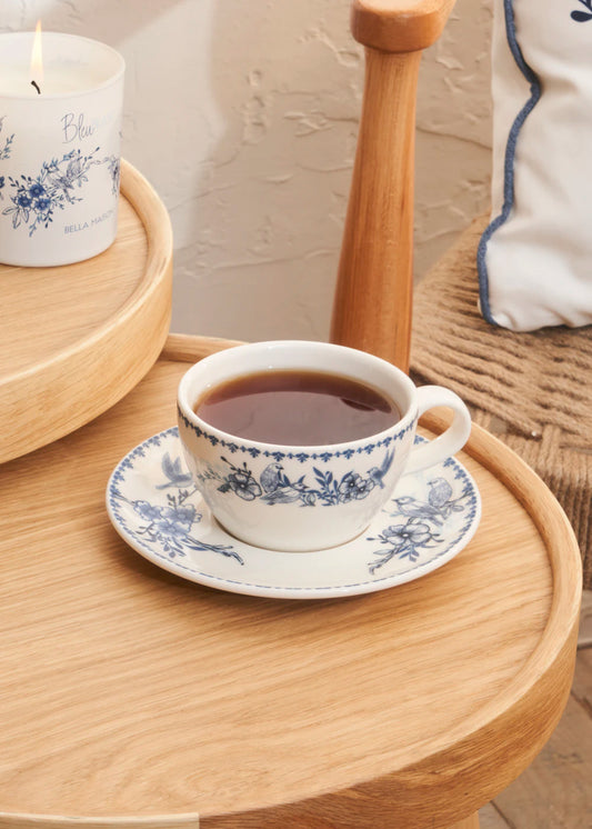 Bleu Blanc 2'li Çay Fincan Seti Mavi (270 cc) - 2