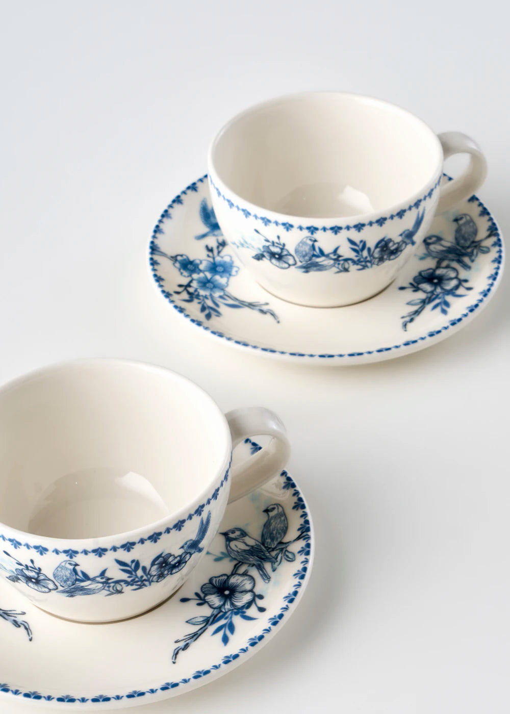 Bleu Blanc 2'li Çay Fincan Seti Mavi (270 cc) - 5