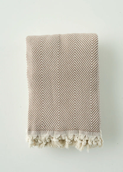 %100 Pamuk Nina - KAHVERENGİ - 200x230 cm - 4