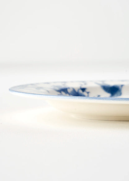 Bleu Blanc Porselen Büyük Sunum Tabağı Mavi (30 cm)
