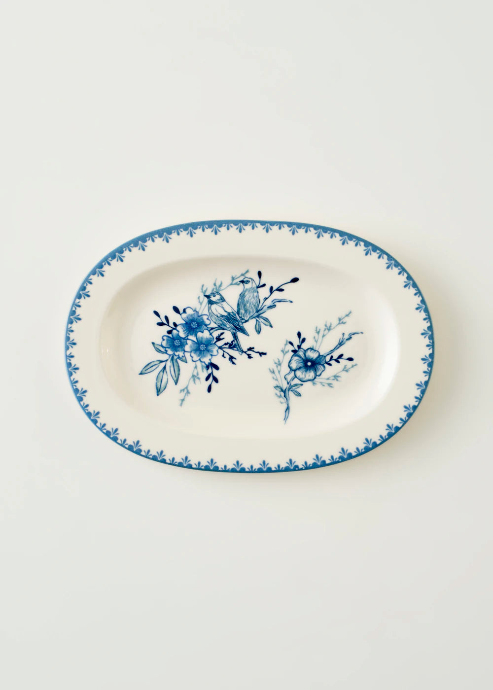 Bleu Blanc Porselen Küçük Sunum Tabağı Mavi (25 cm)