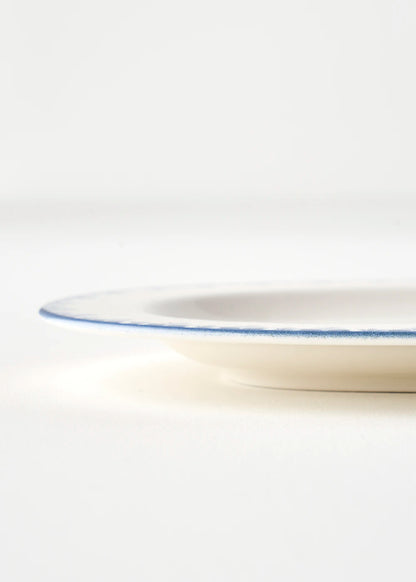 Bleu Blanc Porselen Küçük Sunum Tabağı Mavi (25 cm) - 4