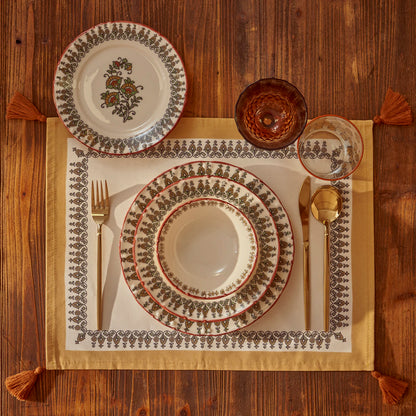 %100 Pamuk Indian Amerikan Servis (35x45 cm) - 2