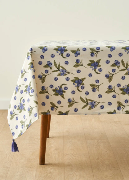 %100 Pamuk Blueberry Masa Örtüsü (153x153 cm)