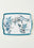 Bleu Blanc Melamin Tepsi Mavi (42x31 cm)