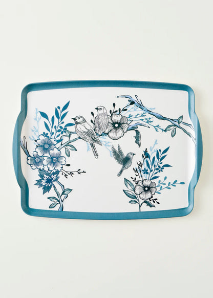 Bleu Blanc Melamin Tepsi Mavi (42x31 cm)