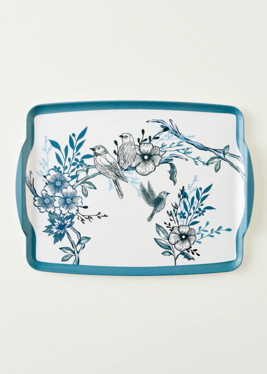 Bleu Blanc Melamin Tepsi Mavi (42x31 cm)