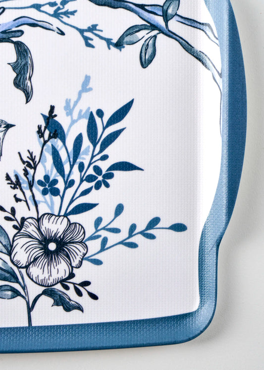 Bleu Blanc Melamin Tepsi Mavi (42x31 cm)