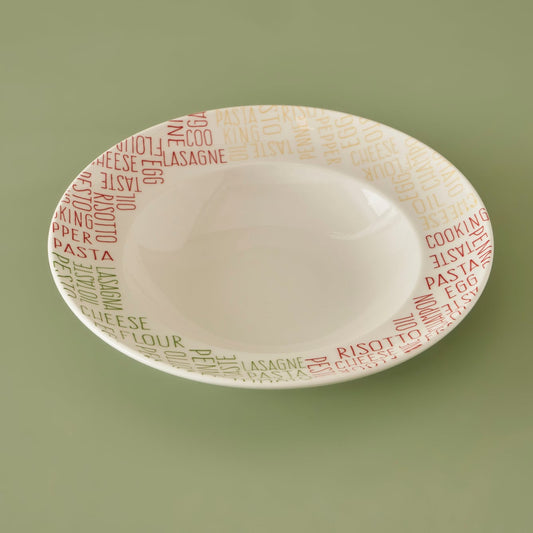 Colored Porselen Makarna Tabağı (28 cm)