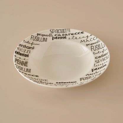 Colored Porselen Makarna Tabağı (28 cm)