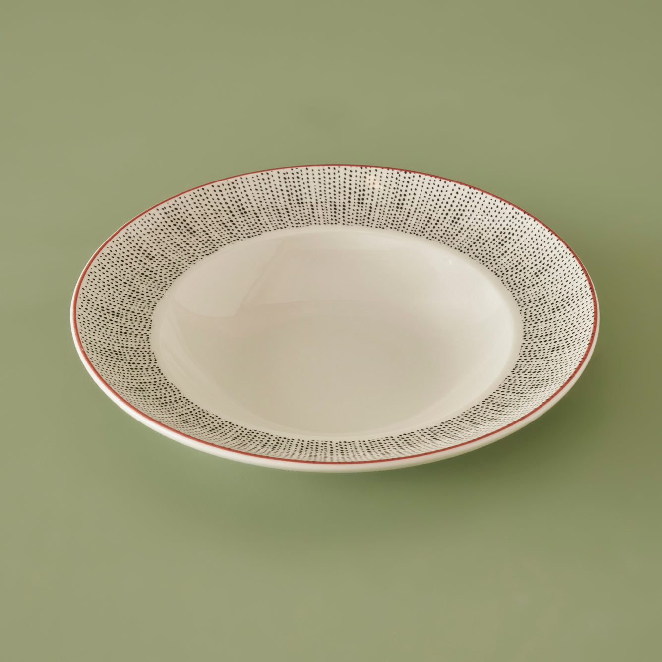 Points Porselen Makarna Tabağı Siyah (28 cm)