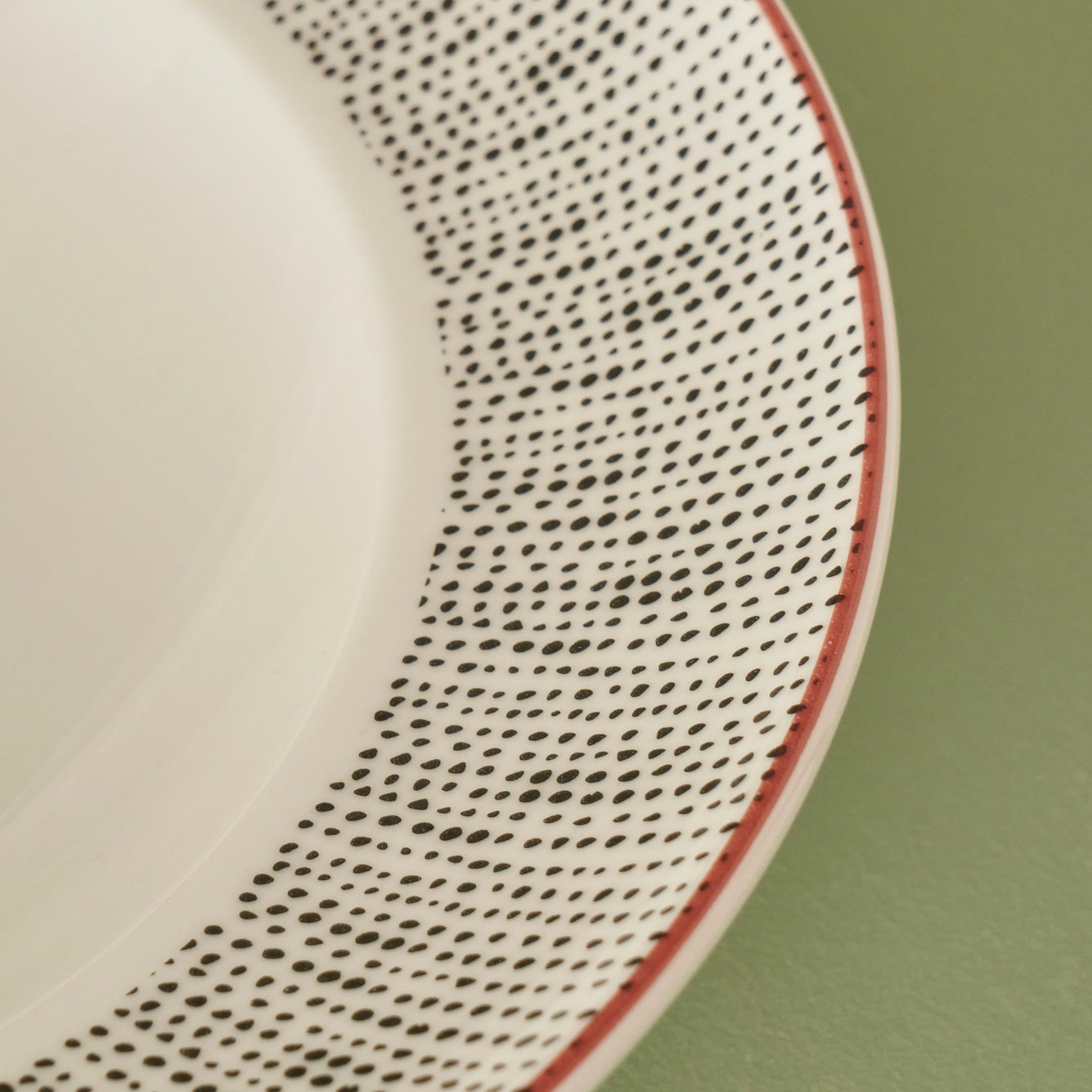 Points Porselen Makarna Tabağı Siyah (28 cm) - 2