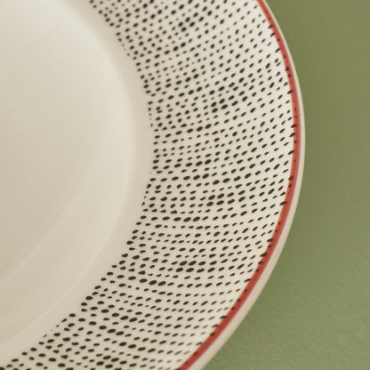 Points Porselen Makarna Tabağı Siyah (28 cm) - 2