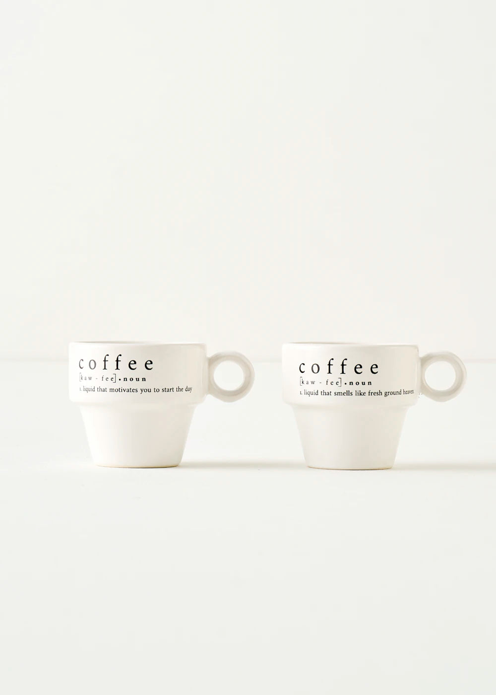Coffeeaholic Seramik Espresso 2'li Set Siyah (105 cc) - 2