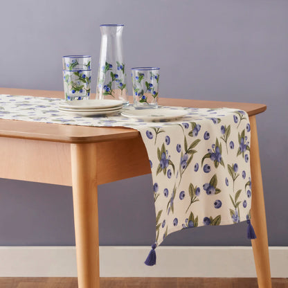 %100 Pamuk Blueberry Runner (50x150 cm)