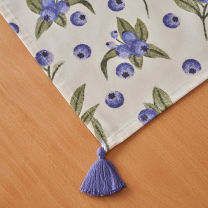 %100 Pamuk Blueberry Runner (50x150 cm) - 2