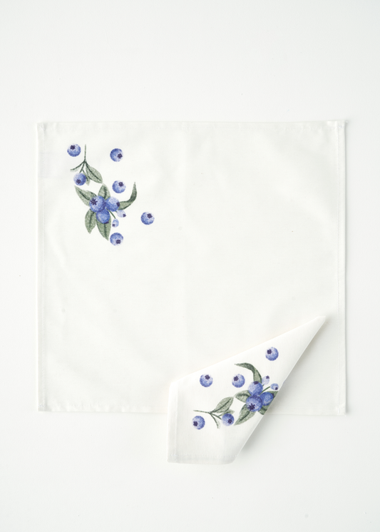 %100 Pamuk Blueberry Peçete (40x40 cm)