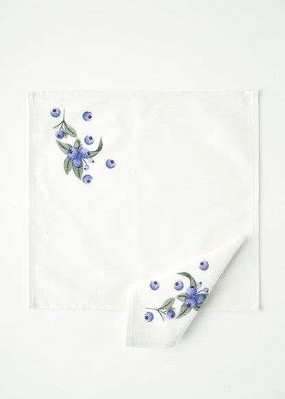 %100 Pamuk Blueberry Peçete (40x40 cm)