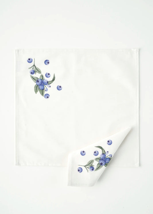 %100 Pamuk Blueberry Peçete (40x40 cm)