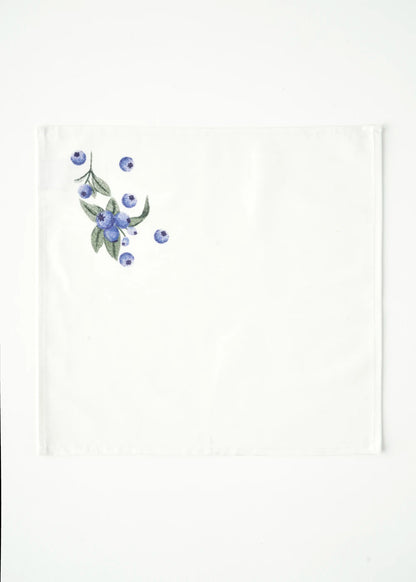%100 Pamuk Blueberry Peçete (40x40 cm)